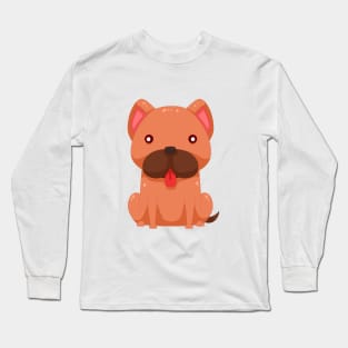 Cute Cartoon Dog Art Prints Long Sleeve T-Shirt